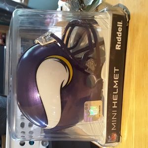 Riddell mini  Vikings helmet never opened